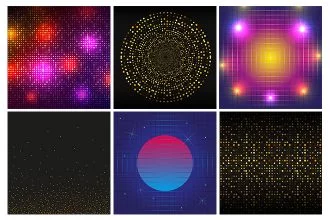 Free Disco Background Template  in AI + PSD