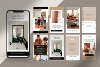 Free Business Stories Template in PSD Free Business Stories Template in PSD