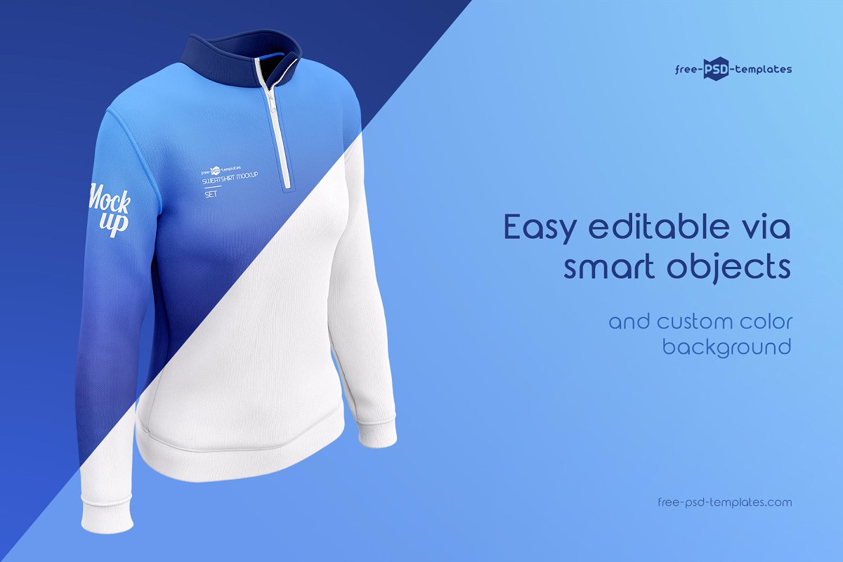 Download Women S Sweatshirt Mockup Set Free Psd Templates