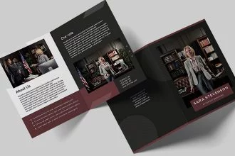 Free Attorney Brochure Template in PSD