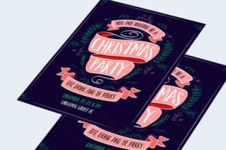Free Christmas Invitation Template in PSD +AI, EPS Free Christmas Invitation Template in PSD +AI, EPS