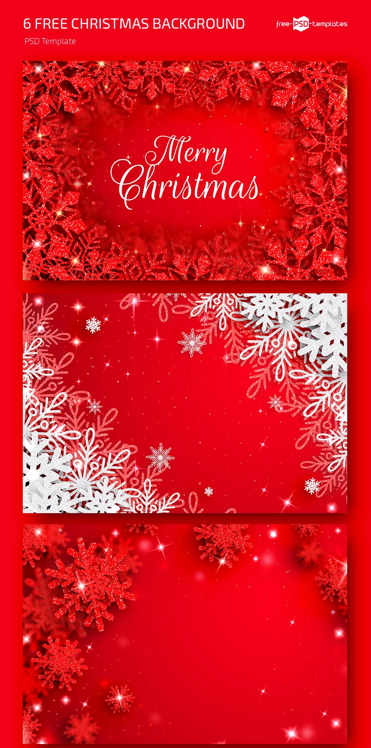 Free Christmas Background Templates in PSD