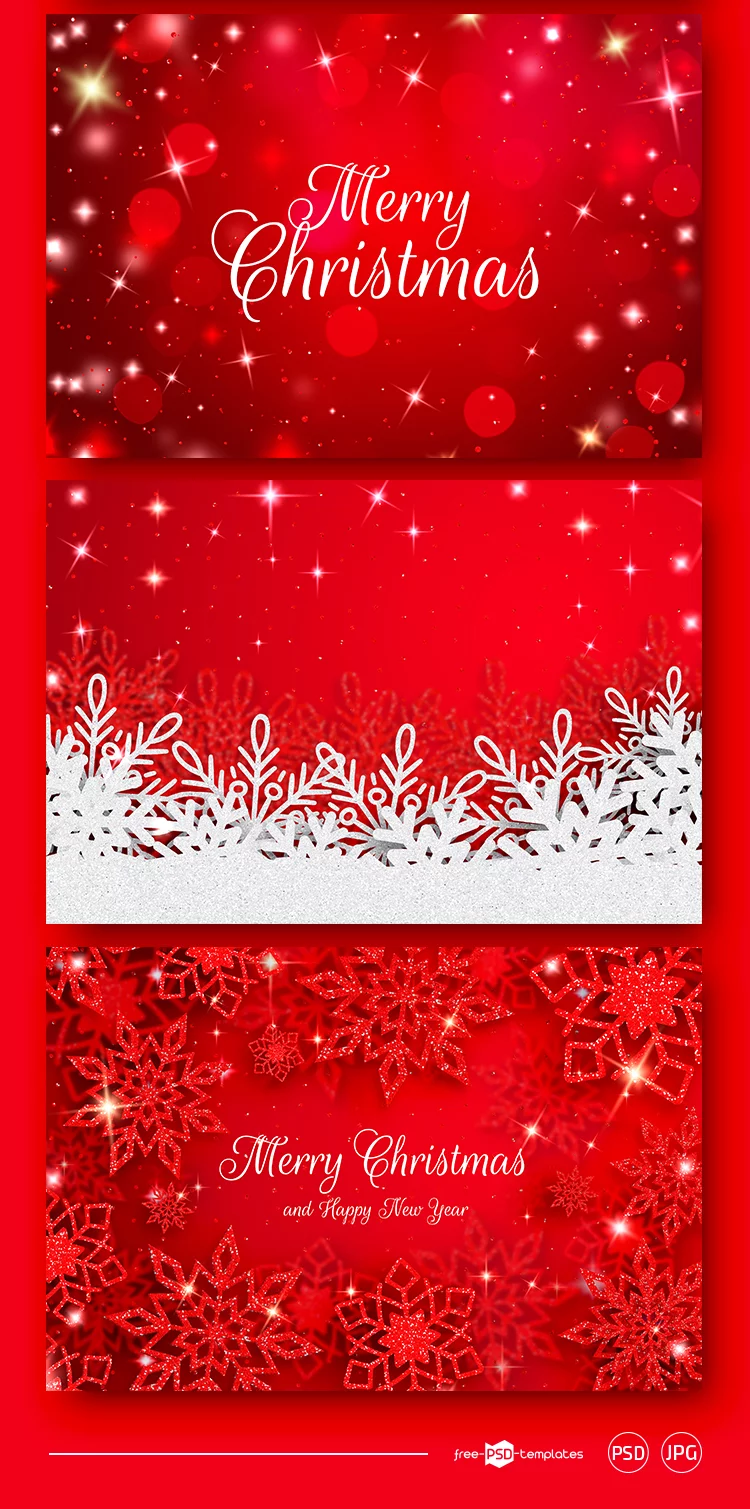 Free Christmas Background Templates in PSD