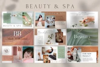 Free Beauty and Spa Facebook Event Cover Template in PSD