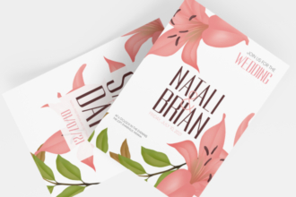 Free Wedding Invitation Card Template PSD & Vector Free Wedding Invitation Card Template PSD & Vector