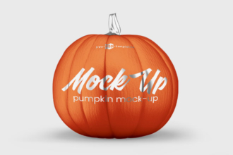 Free Pumpkin Mockup Set in PSD Free Pumpkin Mockup Set in PSD