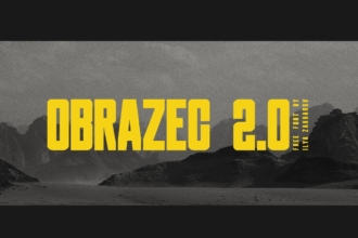 Obrazec 2.0 Free Font Obrazec 2.0 Free Font