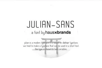 Free Julian-Sans Font
