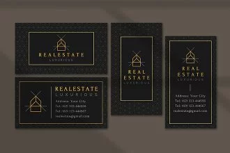 Free Real Estate Business card in PSD