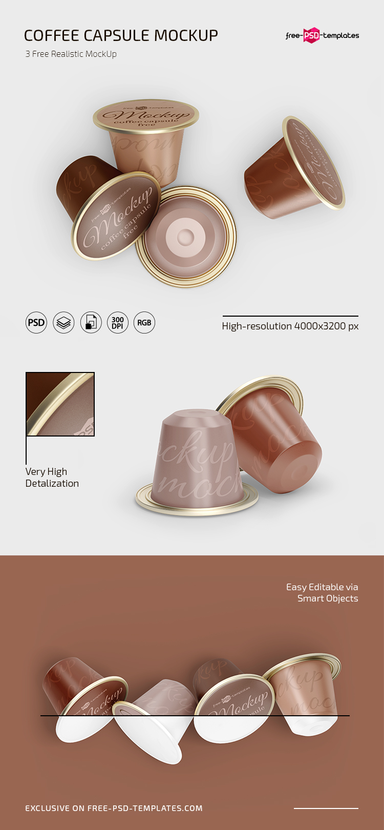 Download Free Psd Coffee Capsule Mockup Template Free Psd Templates