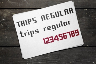 Free Trips Modular Font Free Trips Modular Font