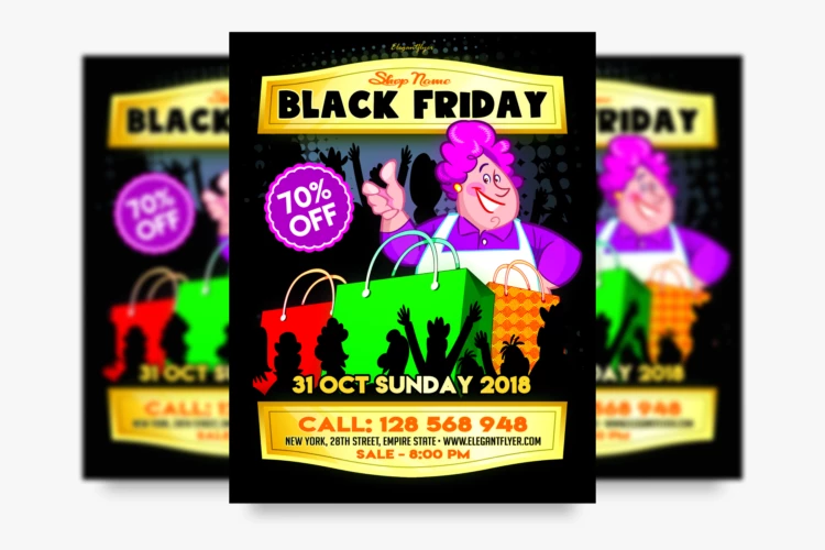 Free Black Friday Flyer PSD Template