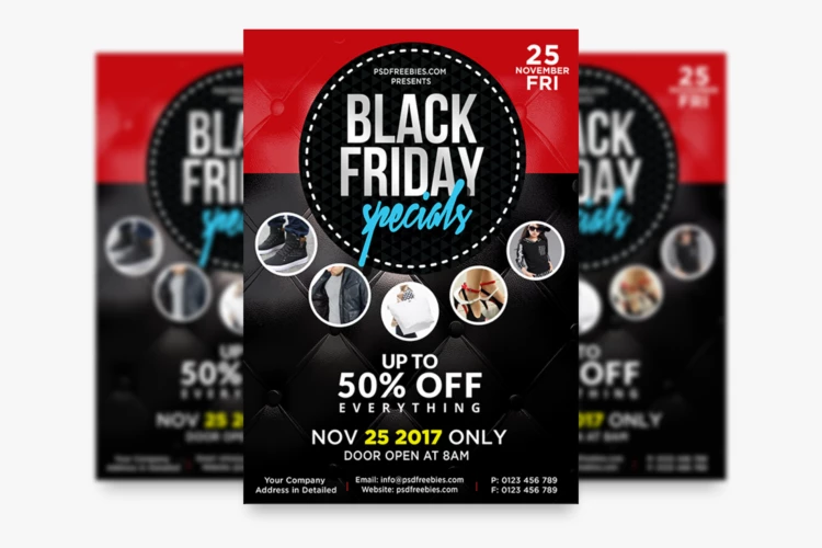 Free Black Friday Flyer Template PSD