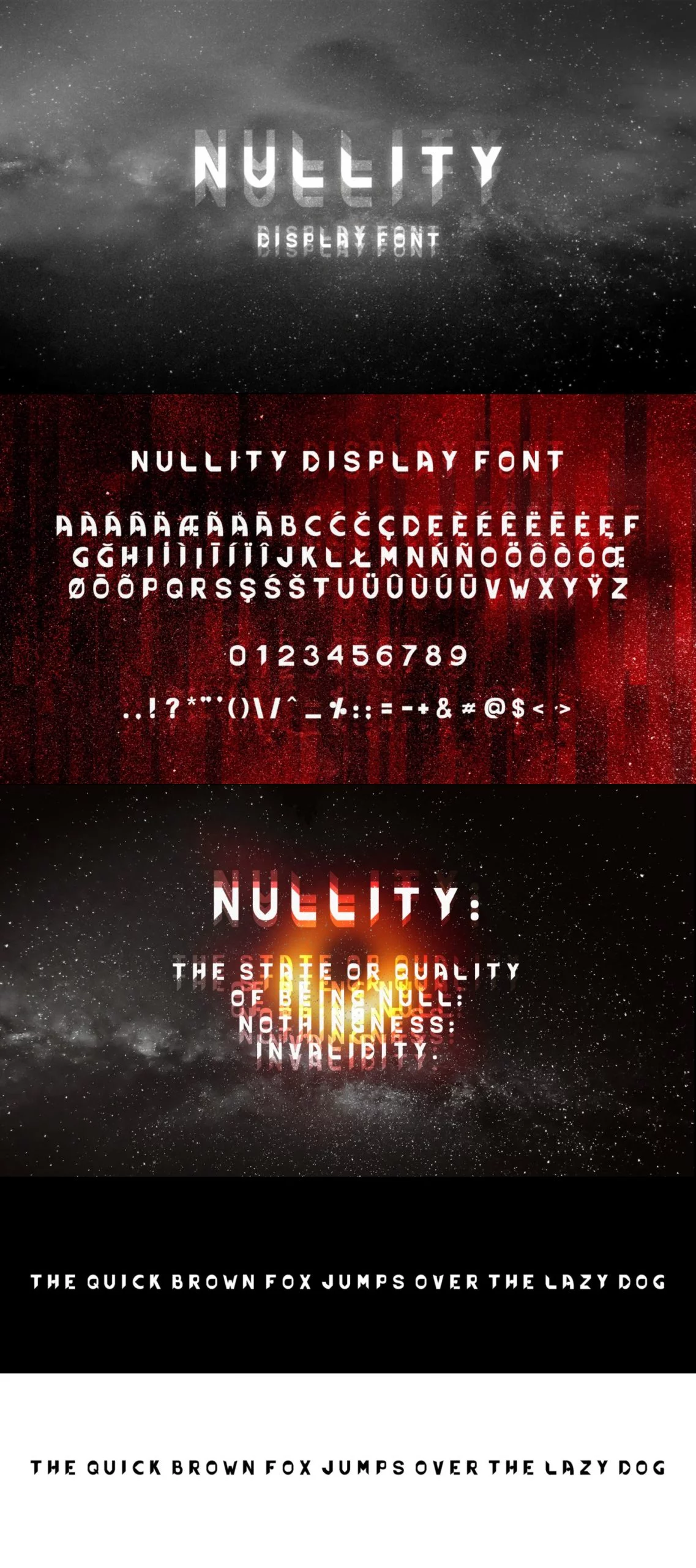 Free Nullity Font