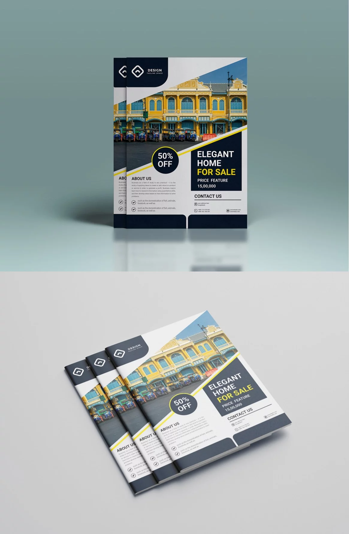 Free Real Estate Flyer Vector Template