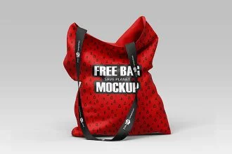 Free Bag Mockup in PSD