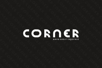 Free Corner Font