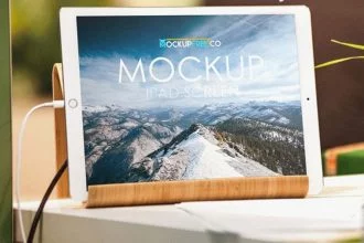 Top 30 Free and Premium iPad Mockups in PSD