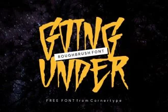 Free Going Under Typeface
