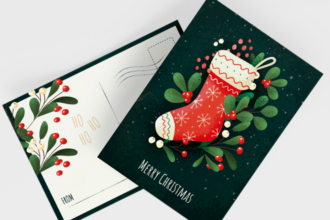 Free Christmas Postcard Templates in PSD + EPS Free Christmas Postcard Templates in PSD + EPS