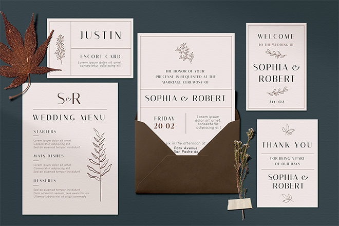 Free Wedding Invite Template in PSD + Vector (.ai, .eps) – Free PSD ...