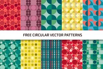 Free Circular Patterns Template in PSD + Vector (.ai+.eps)