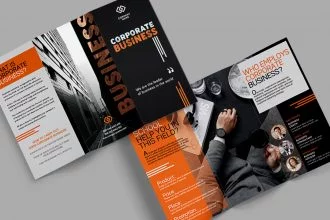Free Business Trifold Brochure in PSD