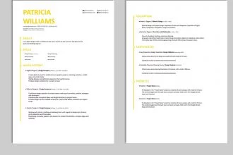 Free Resume Template for InDesign