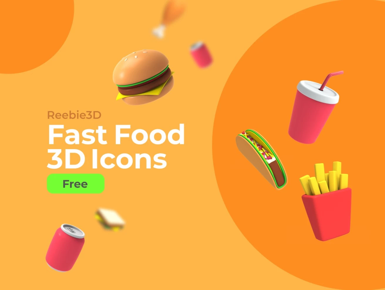 food icons psd