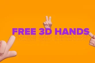 Free 3D Hands Icon Set