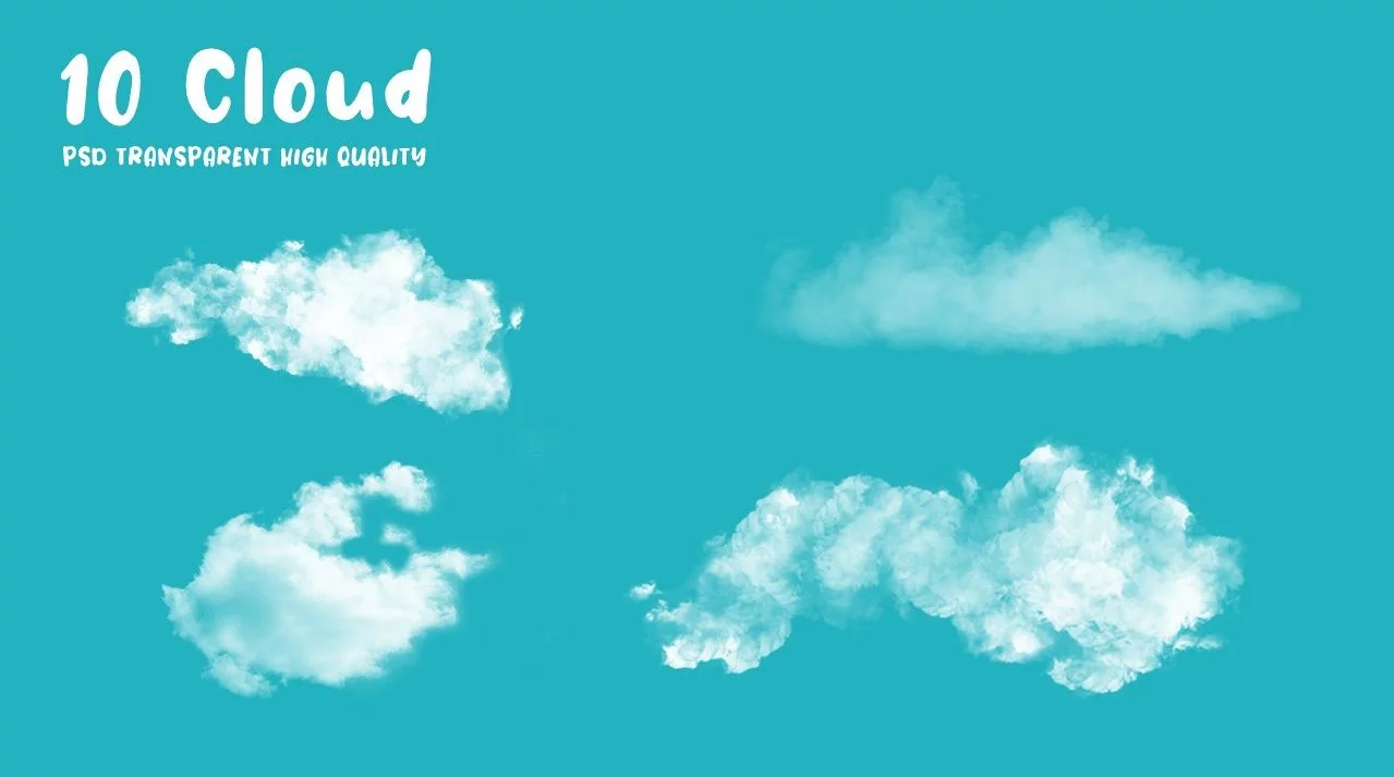 Free 10 Clouds PSD Templates