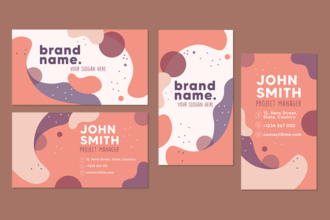 Free abstract business card Template in PSD + Vector (.ai, .eps) Free abstract business card Template in PSD + Vector (.ai, .eps)