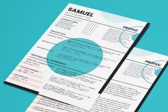 Free CV and Cover Letter Templates in PSD + Vector (.ai+.eps)