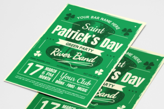 Free St. Patrick’s Day Poster Templates in PSD + Vector (.ai+.eps) Free St. Patrick’s Day Poster Templates in PSD + Vector (.ai+.eps)