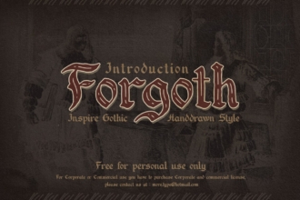 Free Forgoth Typeface Free Forgoth Typeface