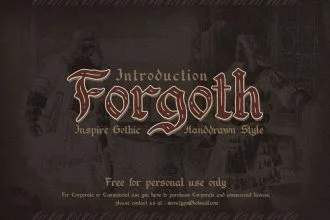 Free Forgoth Typeface