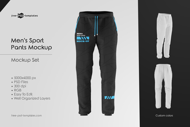 Download Men S Sport Pants Mockup Free Psd Templates