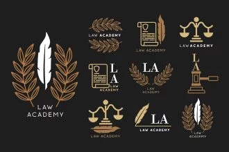 Free Law Logo Set Template in PSD + Vector (.ai+.eps)