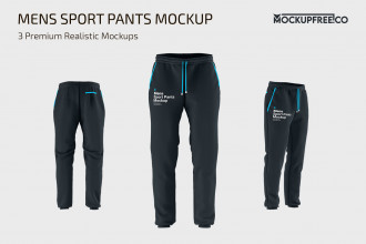 Men’s Sport Pants Mockup
