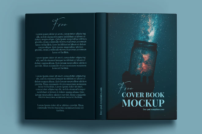 book cover photoshop template download