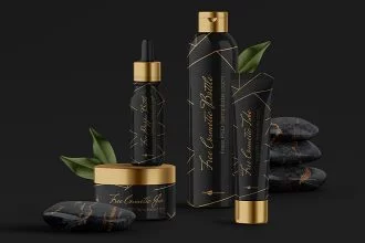 free cosmetic mockup psd