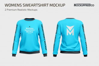 Women’s Sweatshirt Mockup