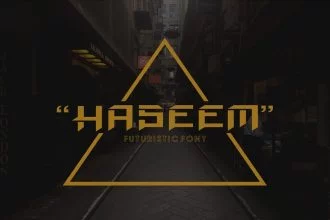 Free Haseem Futuristic Font