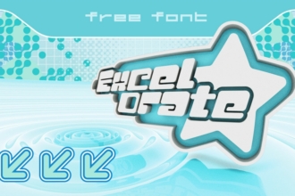 Excelorate – Free Y2K font Excelorate – Free Y2K font