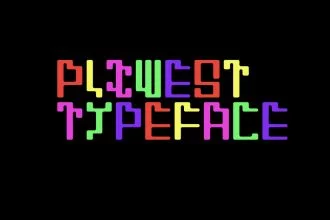 Free PIXWEST Typeface