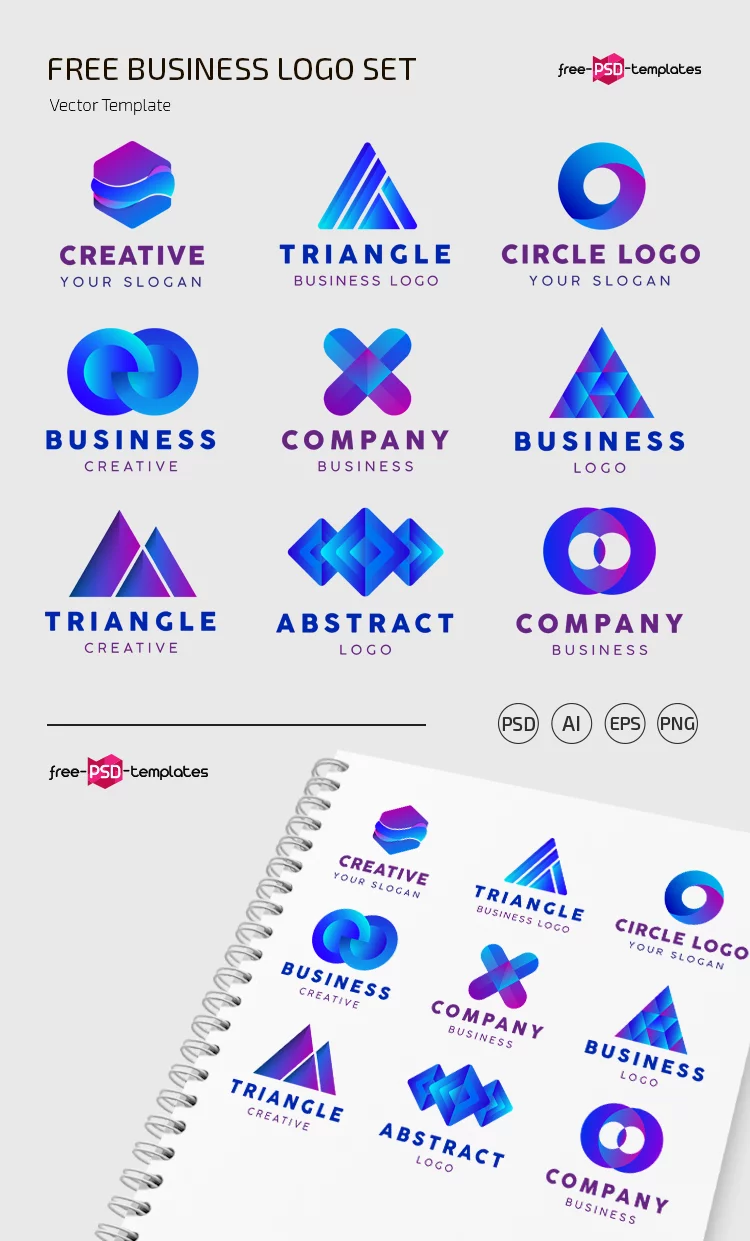 Free Business Logo Set (Eps+PSD)