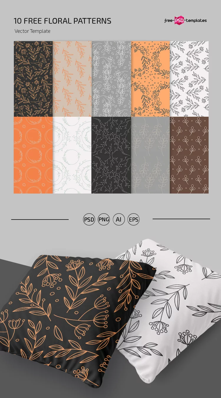 Free Pattern Templates PSD + vector (.ai)