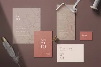 Free Wedding Template Set