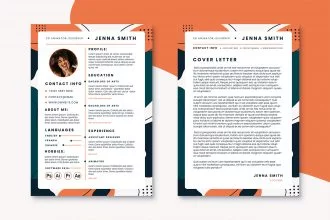 Free CV and Resume PSD Template