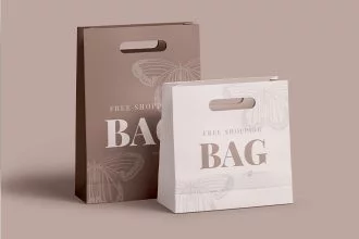 Free Shopping Bag Mockup